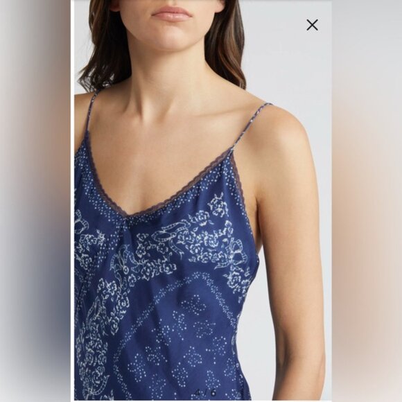 EUC LoveshackFancy Deyo Silk Maxi Bandana Dress - Picture 6 of 11